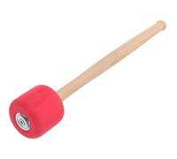 MAGICLULU Baguette de Grosse Caisse en Bois Rouge Antidérapante, Maillet de Percussion Mousse pour Entraînement, Baguettes de Batterie pour Débutants, Accessoire Percussion Polyvalent
