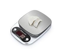 MAGICLULU Balance Cuisine Électronique Compacte 3Kg/0,1G Balance Alimentaire en Acier Inoxydable Capteurs Précis sans Pile Adaptée la Cuisine et Bureau