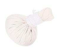 MAGICLULU Balle de Massage aux Herbes Médicinales Blanche, 2 Pièces, Balle Spa Multifonctionnelle pour Moxibustion, Compresses Chaudes et Relaxation, Outil Bien-être Portable pour Massage