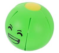 MAGICLULU Balle Interactive pour Chien Résistante à l'usure en Plastique Vert Clair pour Chiots à Mâchoires Agressives, de Dentition pour Changer Le Mauvais Comportement