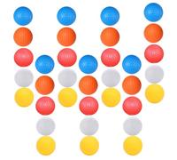 MAGICLULU Balles D'entraînement de Golf Accessoires pour Entraînement à Domicile 35 Creuses en Plastique Couleur Vive, Lot de 35 Pièces pour Pratique Intérieure