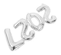 MAGICLULU Ballon en Aluminium Argenté Flottabilité Prolongée de Chiffre 2027 Dimensions 82x38 Cm, pour Décor de Photobooth et Fêtes du Nouvel An