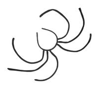MAGICLULU Bandeau Antennes Insectes 6 Pièces en Tissu pour Adultes, Serrage-tête Araignée et Insecte, Accessoire de Fête Halloween, Carnaval et Cosplay