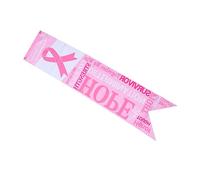MAGICLULU Bannière De Santé Ruban Rose 130x30 Cm En Polyester, Banderole Suspendue Décorative, Sensibilisation Au Cancer Du Sein, Lot De 2 Pour Événements Et Campagnes