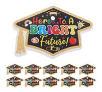 MAGICLULU Bannière Décorative pour Fête de Remise de Diplôme en Tissu et Papier, Facile à Décorer, pour Célébrations de Remise de Diplôme en Maternelle, Set de 24 Pièces
