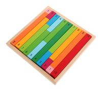MAGICLULU Barres de Manipulation Mathématique Montessori en Bois Coloré, Bâtonnets Numériques pour Apprentissage des Décimales, Matériel Éducatif pour Maternelle et Centres D’éveil, Jeu