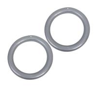 MAGICLULU Base Antidérapante pour Ballon d'exercice de Gym 60 Cm, Support Sphérique Renforcé Gris 2 Pièces, Stabilisateur Portable pour Chaise Ballon Fitness Bureau et Yoga, Maintien