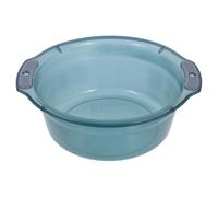 MAGICLULU Bassine de Lavage Multifonction en Plastique Solide, Taille Moyenne Bleu Translucide, Bassine à Laver Ménagère pour Visage, Cheveux et Légumes, Lavabo Portable Cuisine et Salle