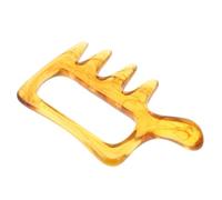 MAGICLULU Bâton de Massage en Résine Cire D'abeille Ambre, Outil de Grattage Professionnel Compact, Massage des Voies Énergétiques et Acupression, Accessoire Bien-être Portable