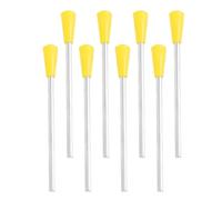 MAGICLULU Bâtons de Percussion Solide Toucher Confortable pour Triangle en Métal Jaune, Lot de 8 Pièces, Instrument de Musique pour Apprentissage Musical