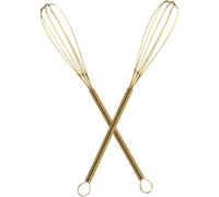 MAGICLULU Batteur à Œufs Manuel Poignée Ergonomique 2 Pièces en Acier Inoxydable Facile à Utiliser et Pendaison de Crémaillère Cuisine
