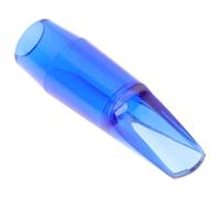 MAGICLULU Bec Saxophone Alto Transparent Cristal Bleu Fait Main Embouchure Musicale pour Débutants et Professionnels