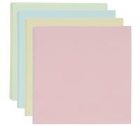 MAGICLULU Bloc-notes Autocollants Colorés 400 Pcs, Papier Repositionnable Adhésif, Mémo Portable pour Bureau, École et Usage Quotidien, Autocollants Mémo de Notes à Motifs Variés,