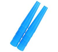 MAGICLULU Bobines à Fil en Plastique Bleu 10 Pcs Tubes Coniques pour Métiers à Tisser Dévidoirs pour Bobinage Textile Haute Vitesse Accessoires de Couture pour Broderie et Tissage