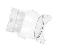 MAGICLULU Bocal à Poisson Rond en Plastique Transparent Incassable avec Support Stable, Design Clair pour Poissons Rouges et Plantes Aquatiques Chambre D'garçon et Filles