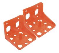 MAGICLULU Boîte à Lécher pour Bovins et Ovins en Plastique Résistant, Petite Taille, Lot de 2 Pièces, Mangeoire à Fourrage Stable Fixation Antidérapante, Adaptée Usage Extérieur et