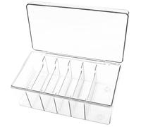 MAGICLULU Boîte à Outils pour Extensions de Cils en Acrylique, Porte-Outils de Maquillage Compartiments Multiples, Rangement pour Produits Beauté à Domicile