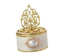 MAGICLULU Boîte Boite De Bonbons Heureux Rose Mariage Stockage Garçons D'honneur Petite Amie Mini Veille De Mariée Floral Souvenir Pour Fantaisie Musical Décoratif Service Plastique Golden