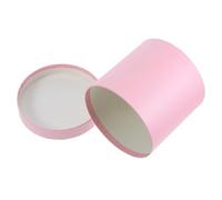 MAGICLULU Boîte Cylindrique Rose pour Arrangements Floraux, Mini Taille Ronde en Papier D’emballage, Jardinière Élégante pour Bouquets, pour Mariages, Anniversaires et Décorations Spéciales