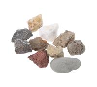 MAGICLULU Boîte de Collection de Roches et Minéraux pour Enseignement Laboratoire Varié Échantillons Scientifiques avec Boîte de Rangement Robuste Kit Éducatif pour et Tests Terrain