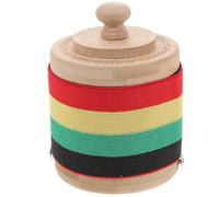 MAGICLULU Boîte de Moxibustion Portable en Bambou, Brûleur à Cônes sans Fumée Réglage de Température, Pot de Moxibustion Rond Lisse, Outil de Massage pour Thérapie du Corps et Détente,