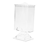 MAGICLULU Boîte De Rangement Carrée pour Cotons-tiges Cotons-tiges Design Élégant Bords Lisses Pratique pour Les Endroits