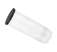 MAGICLULU Boîte de Rangement Transparente pour Balles de Tennis en PVC Couvercle Noir, Organiseur Portable pour Balles de Tennis, Conteneur Résistant et Pratique pour Stockage Sportif