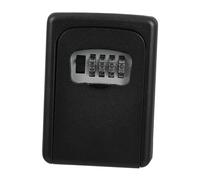 MAGICLULU Boîte De Rechange Porte-clés pour Mur Casier Armoire Voyage Code Gardien Monter Serrure Cacheurs Cache-clés à L'extérieur Gestion Stockage Voiture Dehors Cacher Black Métal