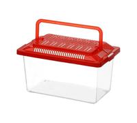 MAGICLULU Boîte de Transport Portable Compacte et Pratique en Plastique Transparent pour Nourrir Vos Animaux de Compagnie pour Poissons et Hamsters