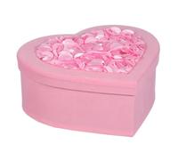 MAGICLULU Boîte Présent en Carton Rose de Cœur 23x21x9 Cm, Boîte de Saint-valentin pour Chocolats et Bonbons, Coffret Romantique pour Fête des Mères et Occasions Spéciales