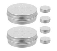 MAGICLULU Boîtes D'entraînement Olfactif Canin 60 ML Aluminium Filet Creux Motif Pétale Équipement Dressage Chiens Usage Voyage 6 Pièces