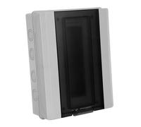 MAGICLULU Boîtier de Jonction Étanche Extérieur Circuits avec Verrouillage Coffret de Distribution Électrique Multifonction pour Raccordements et Câblage Plein Air Résistant Aux Intempéries