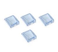 MAGICLULU Boîtier de Protection pour Prise Étanche en PC Type 86 Couvercle Auto-Adhésif pour Salle de Bain la Cuisine Balcon Chambre 11.4 X 10 X 4.1 CM