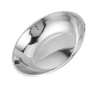 MAGICLULU Bol Intérieur Rond en Acier Inoxydable pour Chauffe-plat Buffet, Accessoire de Remplacement Facile à Nettoyer, pour Buffet et Restauration Hôtelière