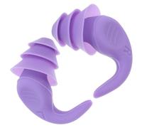 MAGICLULU Bouchons D’oreille Antibruit en Silicone Souple Violet, Paire Gauche Droite Étui de Rangement, de Bruit pour Sommeil, Étude et Environnement Industriel, Protection Auditive