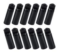 MAGICLULU Bouchons Verseurs Protection Solide et Résistante en Caoutchouc Noir 12pcs pour Robinet à Bière pour Bars et Cuisines à Domicile