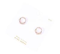 MAGICLULU Boucles D'oreilles Fleur en Argenté Léger Pétales Élégants, Accessoires Simples Vie Quotidienne et Présent pour Amie ou Petite Amie Couleur Aléatoire