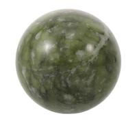 MAGICLULU Boule de Cristal en Jade Vert Poli de 5 Cm pour Décoration Feng Shui, Ornement Sphérique Facile d'entretien, pour Bureau et Étagères