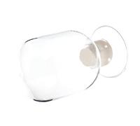 MAGICLULU Bouteille Cloche en Verre Transparent 1Pc Bouchon en Caoutchouc Porte- et Flacon de pour Échantillons Récipient Décoratif pour Maison Cuisine