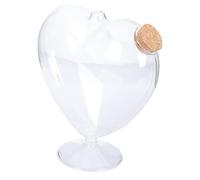 MAGICLULU Bouteille de Souhaits Transparent Bouchon Liège Récipient Vide pour Origami et Décoration Parfait pour Messages et Objets