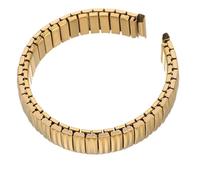 MAGICLULU Bracelet Montre Élastique Acier Inoxydable Bande Métallique Extensible Compatible Montre Homme Dorée