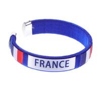 MAGICLULU Bracelet Supporter Football Drapeau France Bracelet Tissé Élastique Accessoire Décoratif pour Matchs et Fêtes Sportives