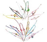MAGICLULU Bracelets Décoratifs pour Garçon et Filles 12pcs Design Cartoon en Alliage et Argile Polymère Confortables à Porter pour Fêtes et Spectacles sur Scène