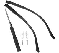 MAGICLULU Branches de Lunettes de Rechange Noires N°8, Paire Antidérapante, Légères et Confortables, Adaptées aux Lunettes de Soleil Lecture, Pièces de Remplacement pour Monture