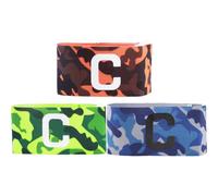 MAGICLULU Brassards de Capitaine de Football Accessoires de Sport Résistants et Réglables en Nylon Élastique 3 Pièces pour D'équipe et Entraînements