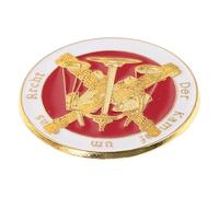 MAGICLULU Broche de Revers en Métal Doré, Badge Balance de Justice Élégante, Accessoire Costume Juridique pour Femmes, Broche D’équilibre Légale, Bijou D’anniversaire et Collection,