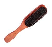 MAGICLULU Brosse Cheveux Poils Sanglier Démêlage Doux avec Manche Bois Massif pour Usage Maison et Salon Massage Cuir Chevelu et Nettoyage Poussière Outil de Beauté Capillaire