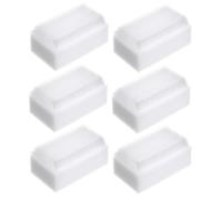 MAGICLULU Brosse Sensorielle pour Bébé 6pcs Éponge Douce et Design Double-face, pour L'éducation Précoce Jardins D'garçon et Filles, Usage Polyvalent et Nettoyage Délicat