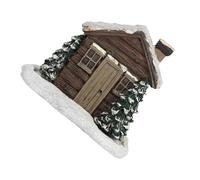 MAGICLULU Brûleur De Cabane De Noël Résine pour Cône Décoration De Noël pour Bureau