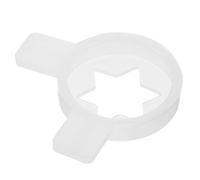 MAGICLULU Buse de Machine à Glace en Plastique, Embout Hexagonal pour Sorbetière Professionnelle, Accessoire pour Appareil à Glace Italienne, Pièce Détachée Compatible, pour Décoration